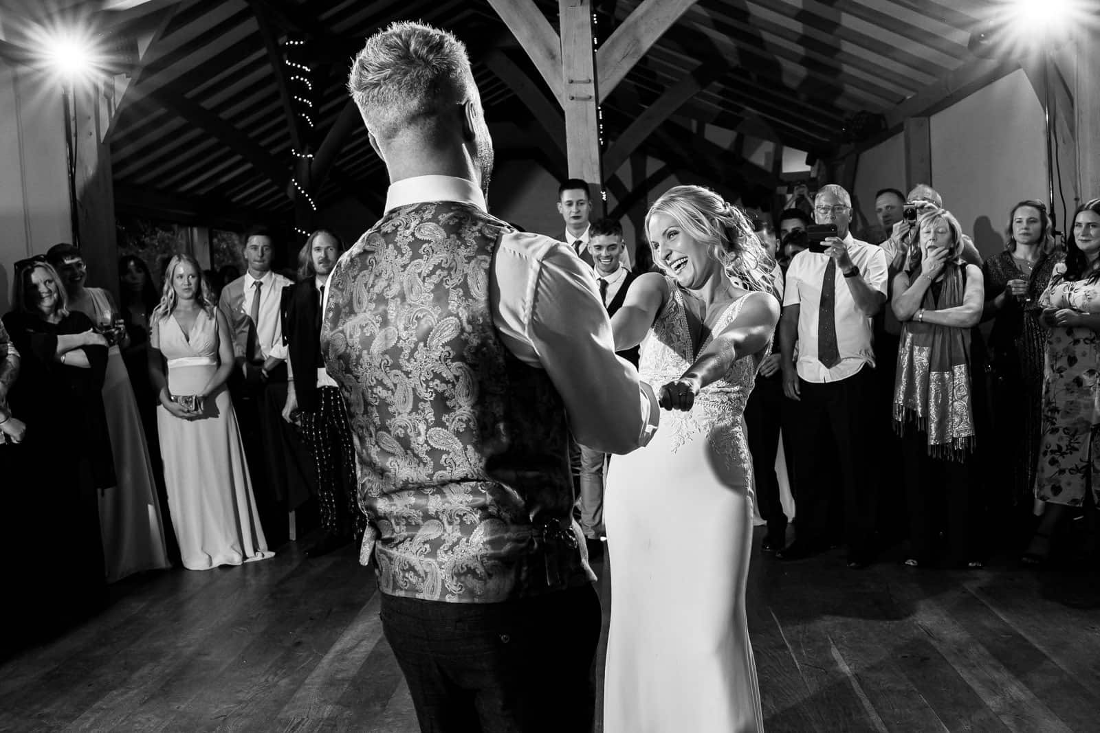 Dance floor at Dodford Manor Wedding